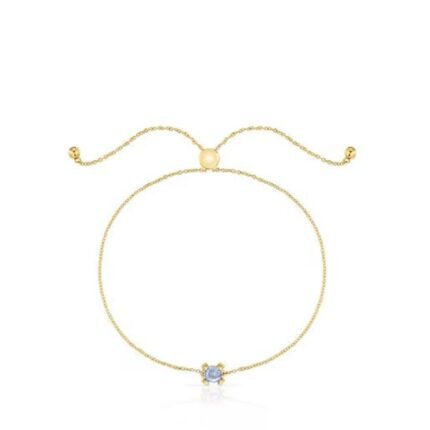 Silver TOUS Gold and tanzanite Bracelet Color Pills