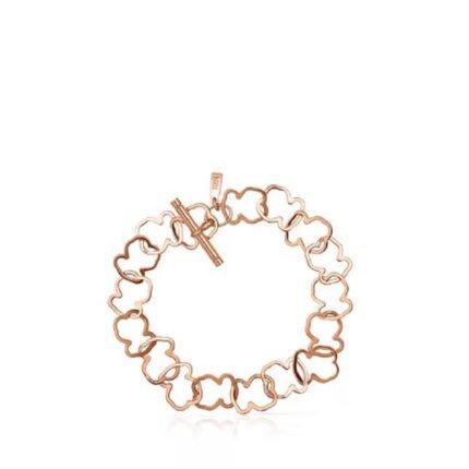 Silver TOUS Large rose Vermeil Silver Carrusel Bracelet