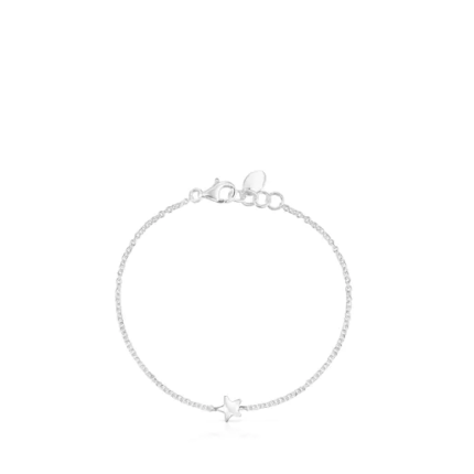 Silver Mini Icons bear-star Bracelets set.TOUS Silver