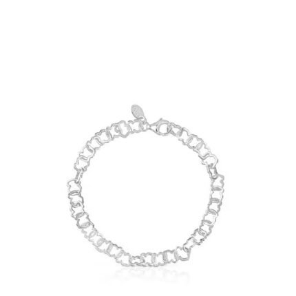 Silver TOUS Carrusel Bracelet 0,8cm motif.TOUS Silver
