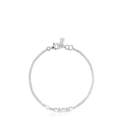 TOUS Mama Bracelet in Silver and Mother-of Pearl.TOUS Silver