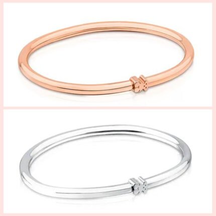 Rose Vermeil Silver Warm Bracelet.TOUS silver