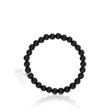 Onyx TOUS Color Bracelet.TOUS Silver